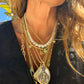 Saint Mary Medallion with 18" Cuban Link Necklace